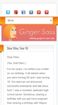 Mobile Screenshot of gingersass.com